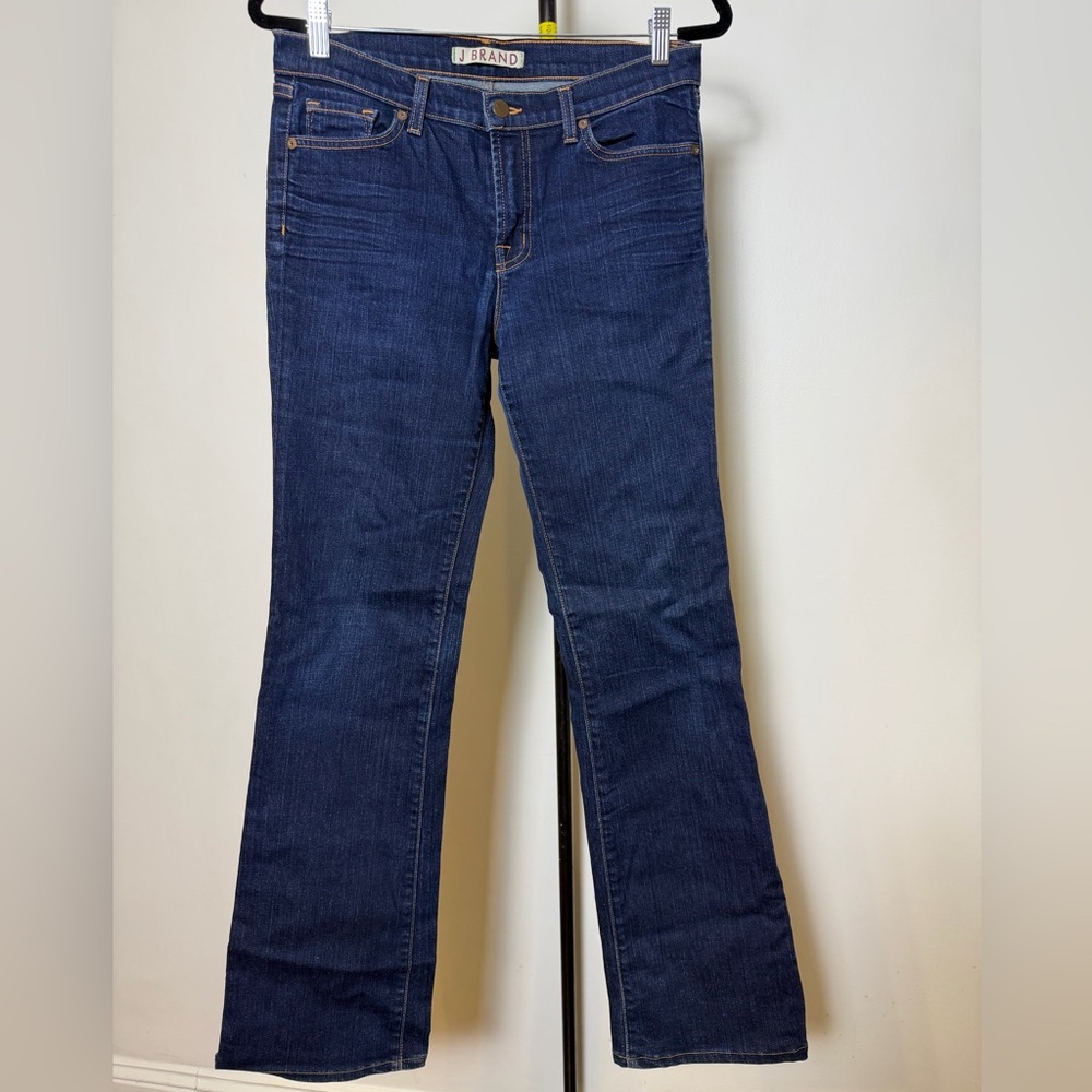 J Brand 818 Bootcut Jeans Mid-Rise Dark Wash Denim Ink Wash Size 30